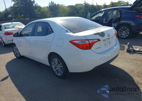 2015 Toyota Corolla Le Plus из США, поврежденный, VIN 5YFBURHE4FP185489
